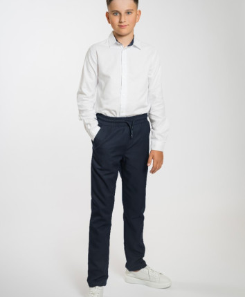 Pantaloni baieti 411-1000.1 Albastru inchis
