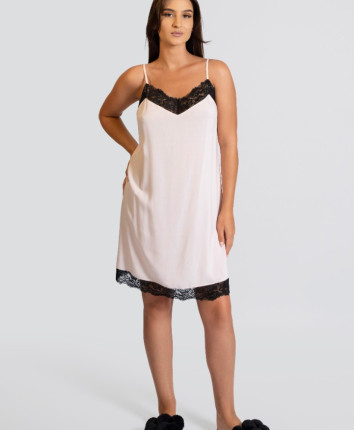 Camasa de noapte dame C4247 Roz