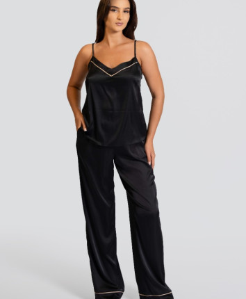 Top-pantaloni M23602/1 Negru