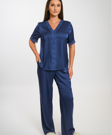Tricou-pantaloni dame M23816 Albastru