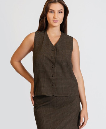 Vesta dame WV0356V Cafeniu carou