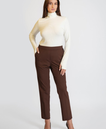 Pantaloni dame WP0341V Cafeniu