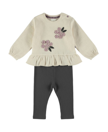 Jumper fete, leggings M60383-35 Ivory
