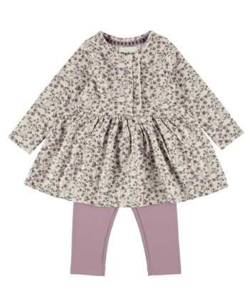 Rochie fete, leggings M60382-35 Violet deschis
