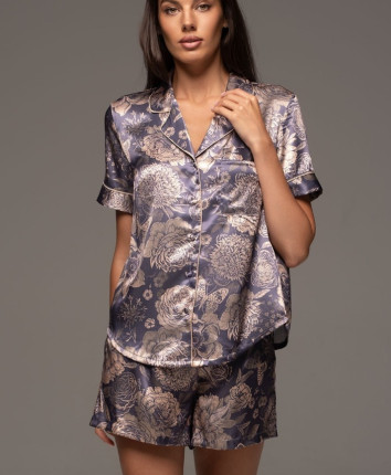 Set sacou sorti Mia-Amore 4684 Violet inchis
