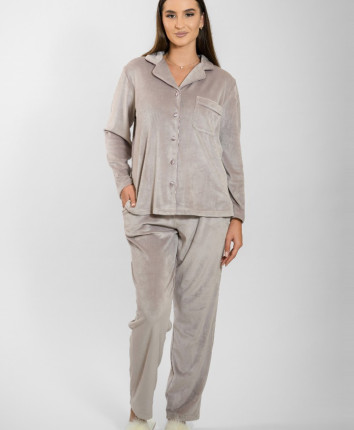Pijama-pantaloni dame SH25002-B Mocca