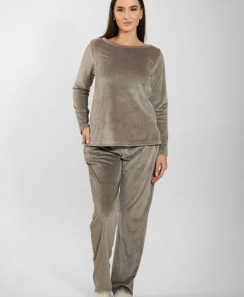 Pijama-pantaloni dame TC23111 Mocca