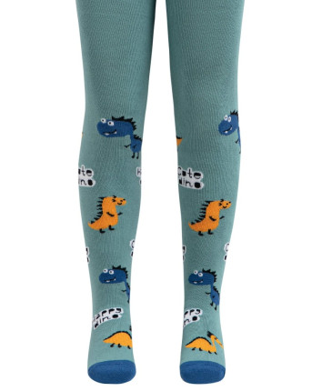 Colanti copii SOF-TIKI 7C-38 656 Gri-turcoaz