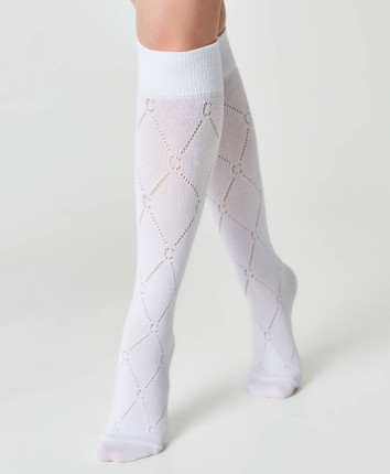 Ciorapi femei CLASSIC 23C-152 007 Alb