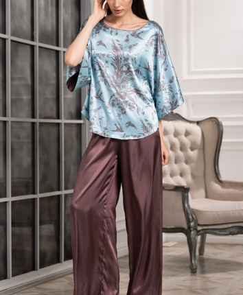 Set pantaloni 4226 Turcoaz