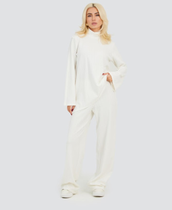 Costum pantaloni dame WK0118T Ivory