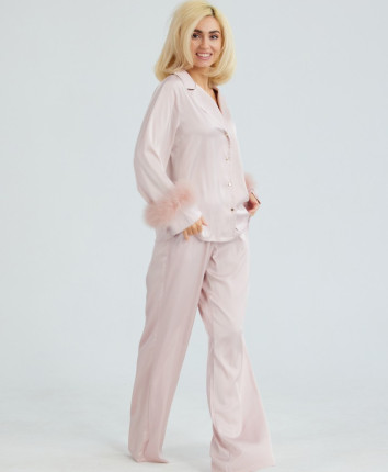 Pijama-pantaloni dame M23596 Pudra