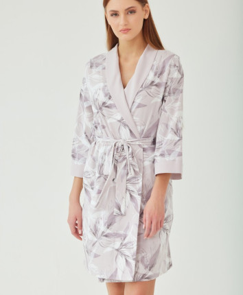 Halat T5156 Truffle-print frunze