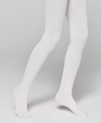 Colanti copii DAISY 20C-114 Bianco