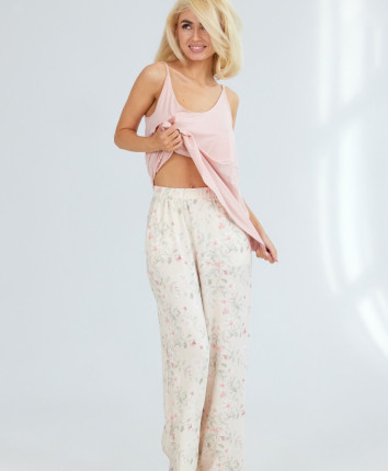 Top-pantaloni V23591 Roz