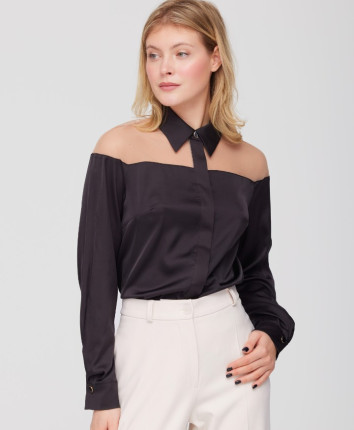 Camasa dame WC0107M Negru