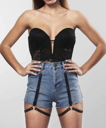 Jartiera de piele 0215