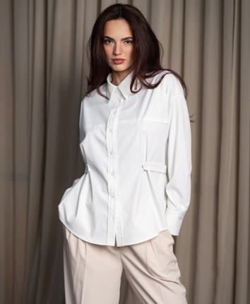 Camasa dame WC0229C Ivory dungi