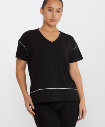 Bluza dame 80002 Negru-ivory