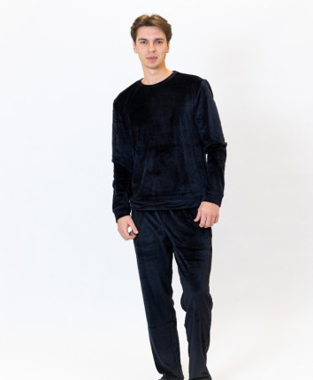 Pijama-pantaloni barbati SH25006 Negru