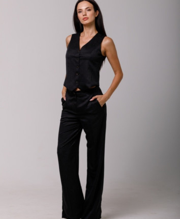 Costum-pantaloni dame WK0031M Negru