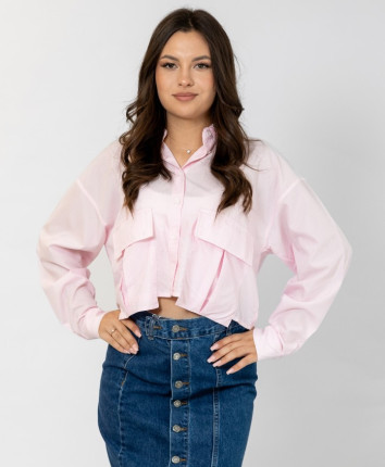 Camasa dame TG-106-01 Alb-roz