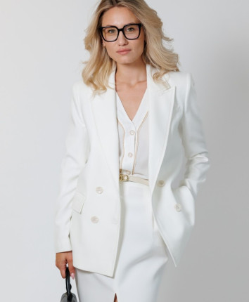 Jacheta dame 1036-093 Alb