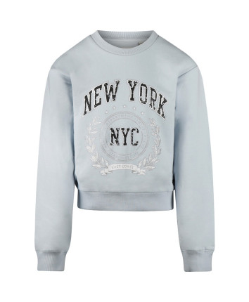 Hanorac fete O56024-1 Albastru