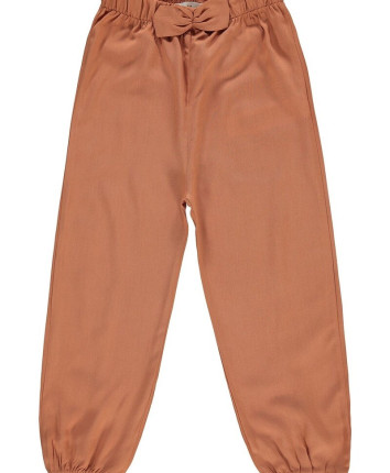 Pantaloni fete 202417-1 Cafeniu