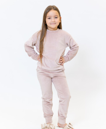 Pijama-pantaloni copii TCF23560 Bej-pudra