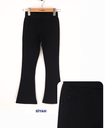 Pantaloni fete 451-0936.1 Negru