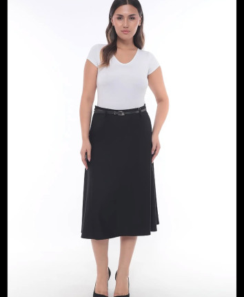 Fusta dame 2-24-4229 Negru