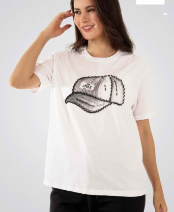 Tricou dame J7982 Negru