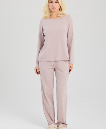 Pijama-pantalon T23565/1 Mocca