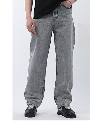 Pantaloni barbati denim 80455 Gri