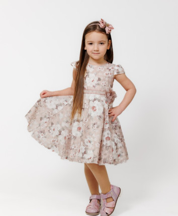 Rochie fete 755-9000.1 Pudra