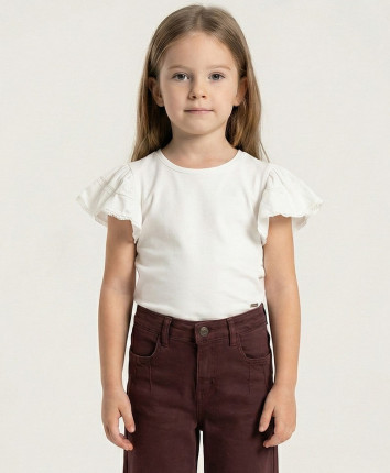 Tricou fete 556-9599.1 Alb