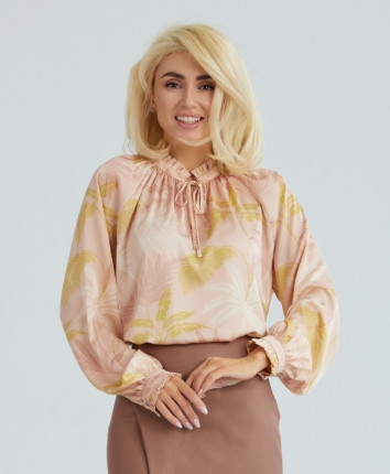 Bluza dame WB0067M Pudra-print palima