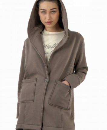 Jacheta dame J7913 Cafeniu