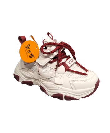 Adidasi copii 7716 Alb-Rosu