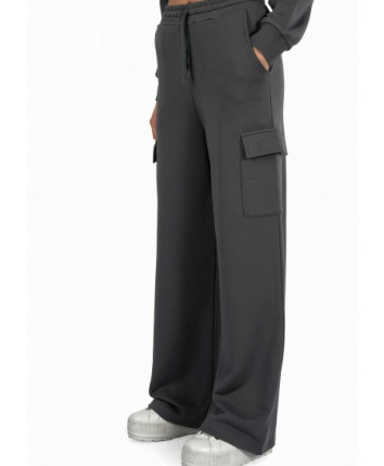 Pantaloni sport dame J8087 Gri închis