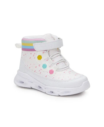 Botine copii 946.P21K.205 Alb