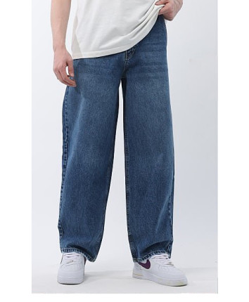 Pantaloni barbati denim 80504 Albastru