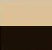 Черный-Бежевый